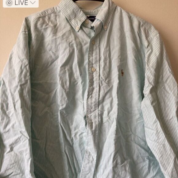 Vintage Ralph Lauren Button Down Dress Shirt NWOT - Picture 1 of 3